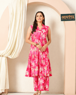 Advita Long Cord Set for Women – Elegant 2-Piece Cord in Soft Cotton Blend