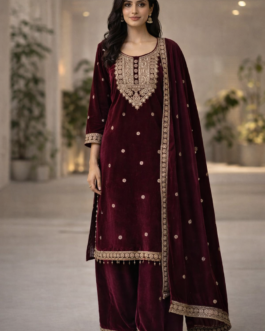 Advita Velvet Party Wear Sharara Set for Women | Premium Festive & Wedding Wear