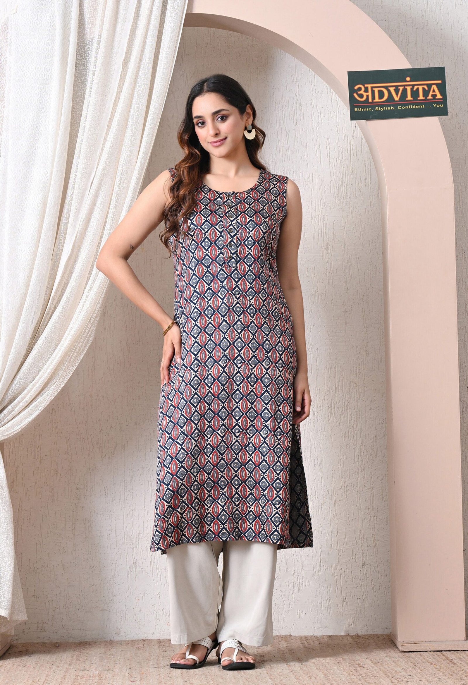 advita-multicolor-ikat-print-kurti